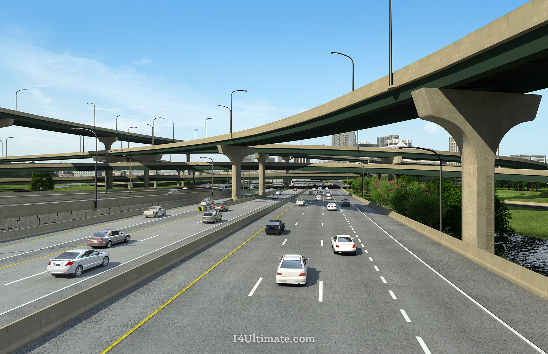 Rendering: I-4 Ultimate - I-4 and 408 (Day)